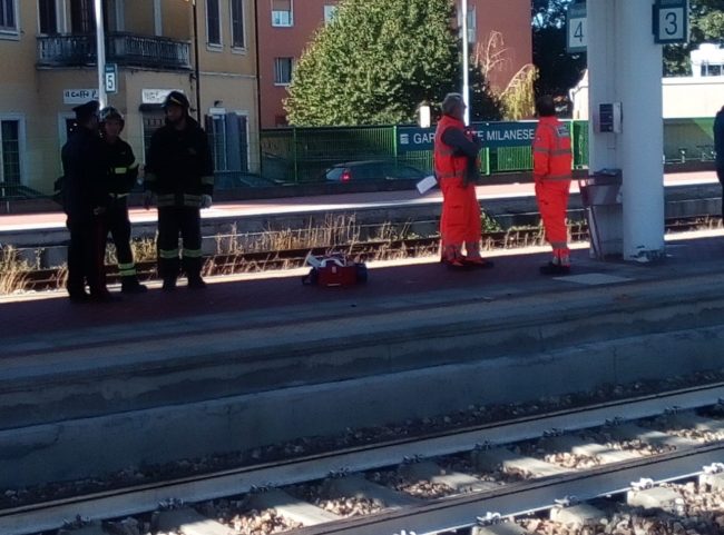 Garbagnate Milanese (Milano), uomo travolto e ucciso da un treno alla stazione ferroviaria