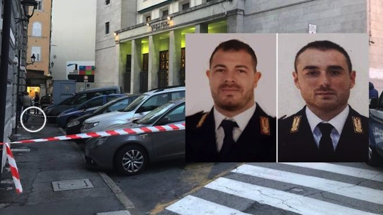 Strage alla Questura di Trieste: il killer si rifiuta di rispondere ai magistrati. Sequestrate le fondine degli agenti uccisi