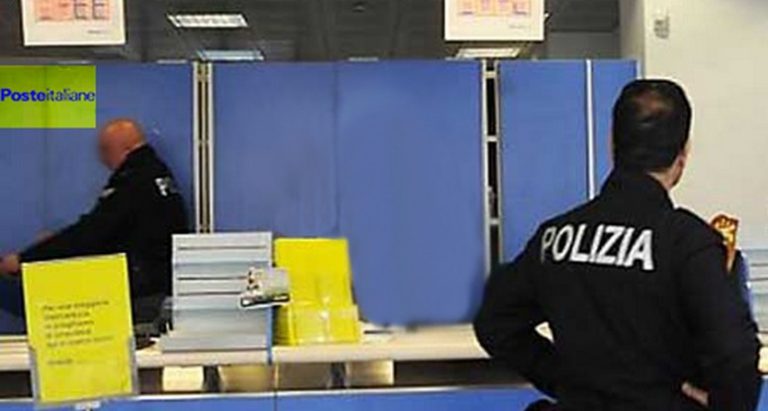 Palermo, minaccia di sfregiare con l’acido un dipendente di un ufficio postale: arrestato pensionato di 66 anni