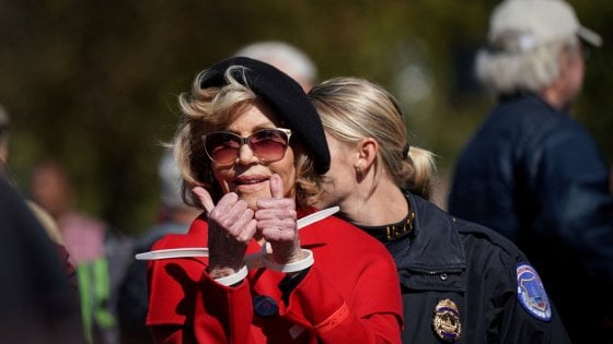 Usa, quarto arresto a Washington per l’attrice Jane Fonda