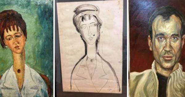 Spoleto, sequestrati nove dipinti e 10 disegni di falsi Modigliani