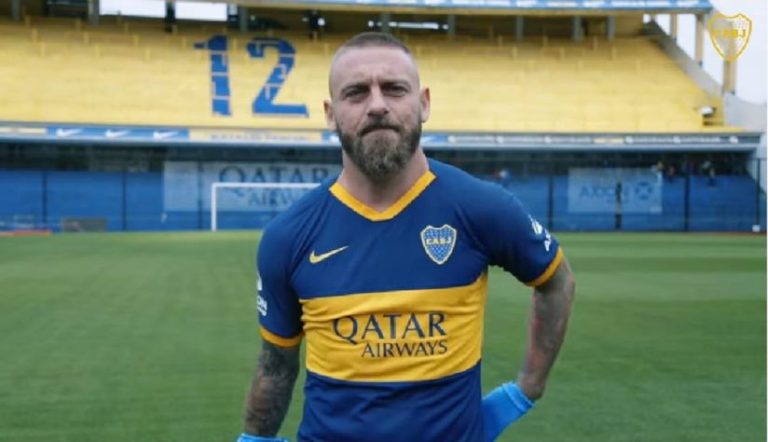 Calcio, Daniele De Rossi prolunga il suo contratto con il Boca Juniors sino al 2021