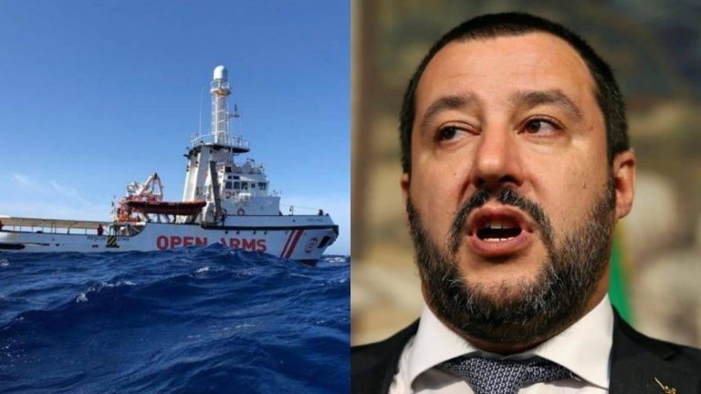 Matteo Salvini fa lo spiritoso: “Io indagato per la vicenda della nave Open Arms? Per me è una medaglia”