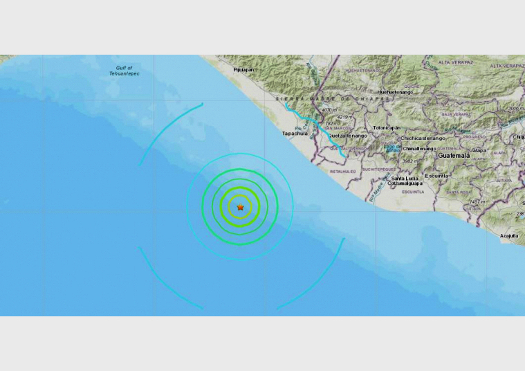 Messico, forte scossa sismica di magnitudo 6.3 nella zona di Puerto Madero
