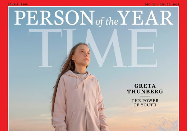Per la rivista Time l’ambientalista Greta Thunberg è la “persona dell’anno”