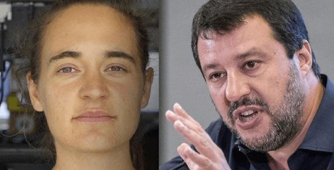 La ‘sfida’ tra Carola e Salvini, il leader della Lega: “Lei mi ha denunciato? Io la denuncio”