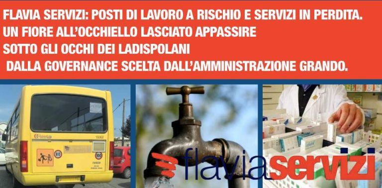 Mov.Civ. Ladispoli Città su Flavia Servizi: “Rischio fallimento”