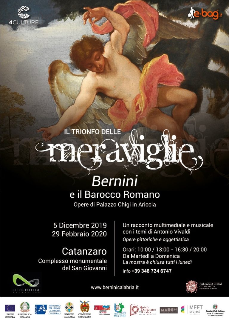 INAUGURATA AL COMPLESSO SAN GIOVANNI DI CATANZARO LA MOSTRA SU BERNINI E IL BAROCCO ROMANO CURATA DA PALAZZO CHIGI DI ARICCIA