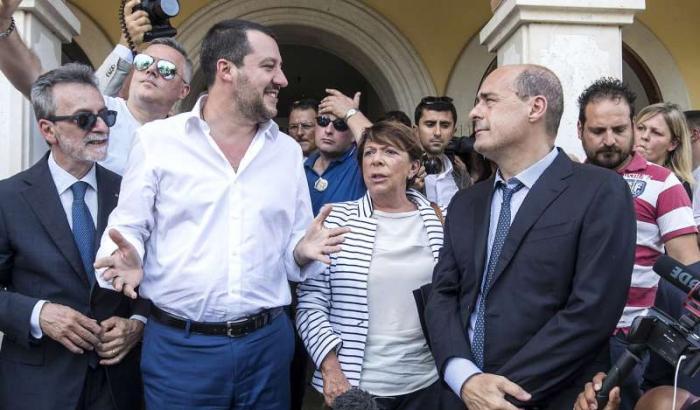 Vicenda Gregoretti, Matteo Salvini: “Voglio essere processato”. Zingaretti: “Da lui solo demagogia”