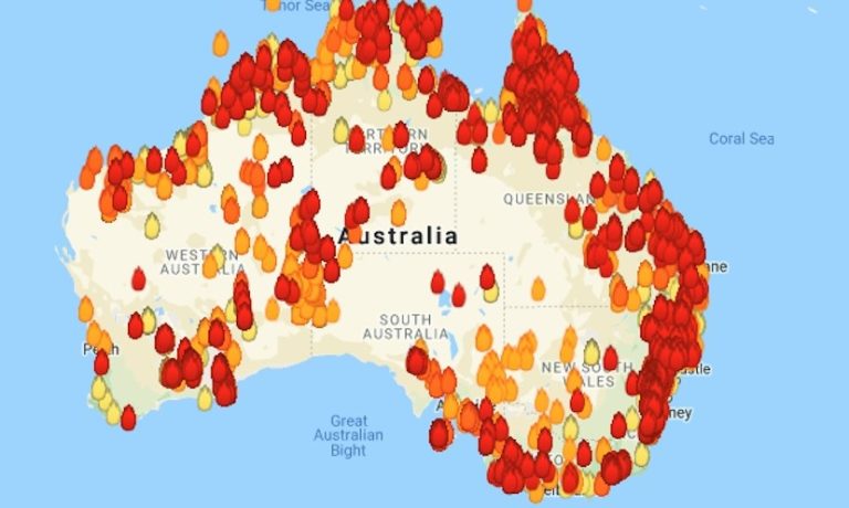 Australia, il 2019 è stato l’anno più caldo e secco degli ultimi cento anni