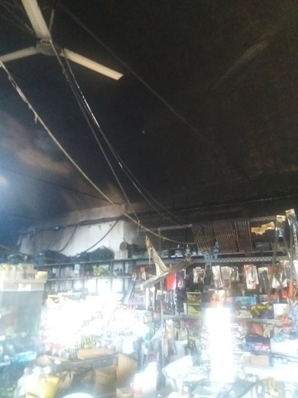 Fiamme in una azienda agricola fra assegnatari a B. San Martino