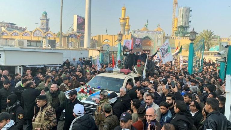 Iraq, a Baghdad corteo contro la presenza americana