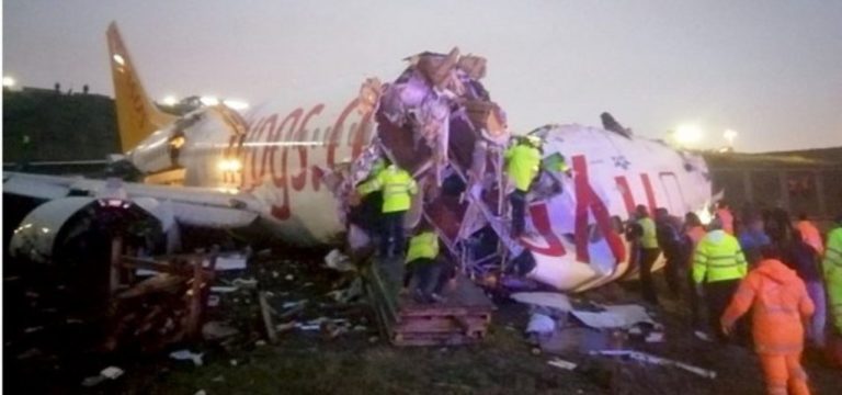 Istanbul: prosegue l’inchiesta per accertare le cause del disastro aereo del Boeing 737 che si è spezzato in tre parti. Il bilancio definitivo è 3 morti e 179 feriti