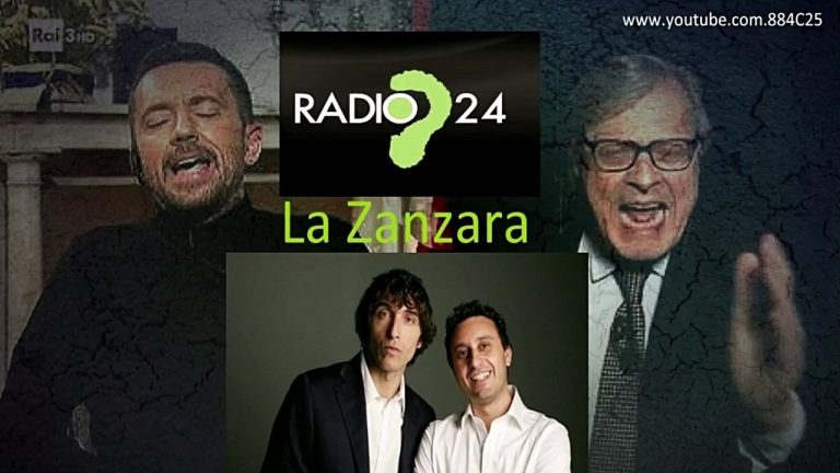 Vittorio Sgarbi attacca Andrea Scanzi su YouTube