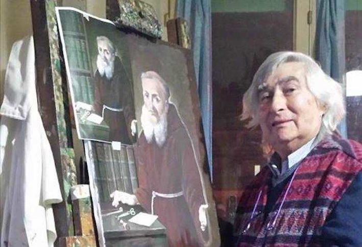 È morto Paolo De Caro: Ladispoli piange il grande artista, pittore ufficiale di Padre Pio