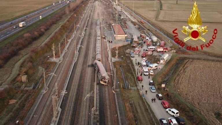 Incidente ferroviario sulla Milano-Bologna: indagati i cinque operai che hanno lavorato sullo scambio nel lodigiano