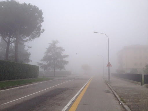 Roma, stamane fitta nebbia in diversi quartieri dalla Tiburtina alla Montagnola