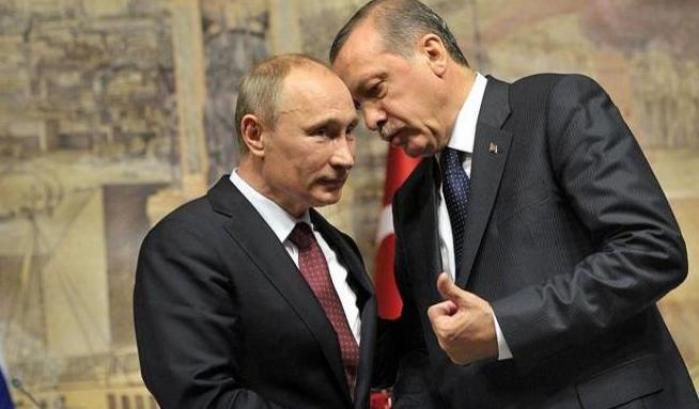 Guerra in Ucrain, Erdogan a Putin: “Serve un cessate il fuoco unilaterale”