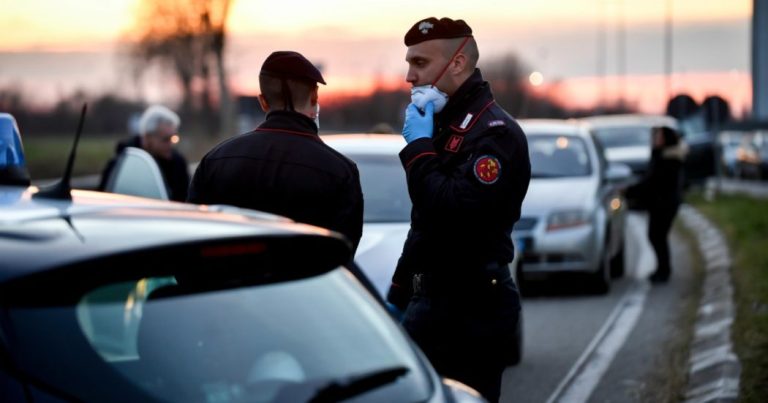 Coronavirus, otto alti ufficiali dei carabinieri di Palermo positivi al test