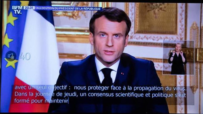 Coronavirus, il presidente Macron ai francesi: “Siamo in guerra”