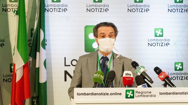 Emergenza coronavirus, per il governatore della Lombardia Fontana sono “Misure necessarie e inevitabili”