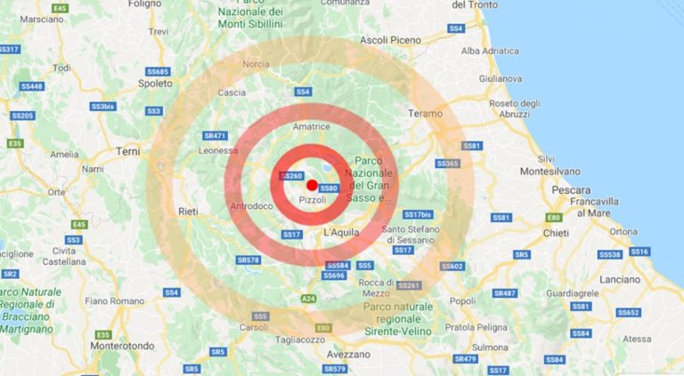 Abruzzo, registrata scossa sismica di magnitudo 3.5 a Capitignano (L’Aquila)