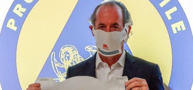 Coronavirus, il governatore Zaia non cede: “Non ritiro l’ordinanza di restrizione”