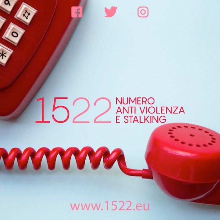 1522, il numero di emergenza contro la violenza domestica