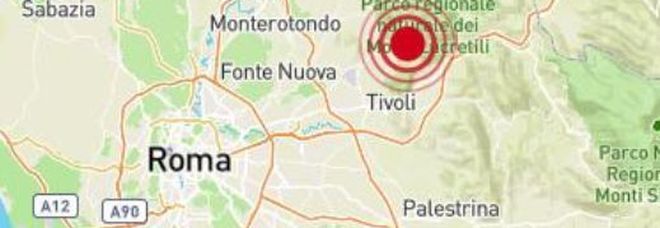 Registrata questo notte una scossa di magnitudo 3 a Tivoli (Roma)