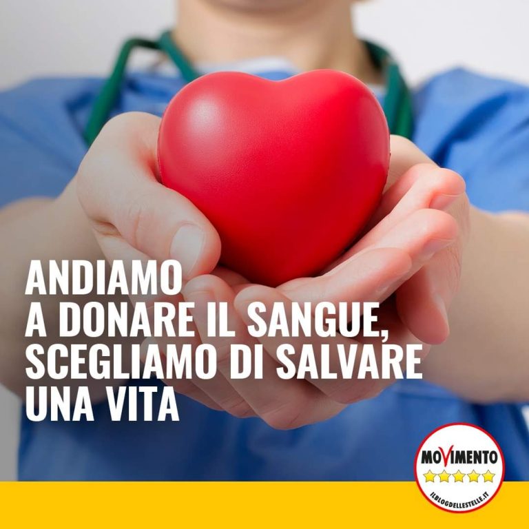 Donare il sangue significa salvare una vita, è un gesto piccolo eppure così grande