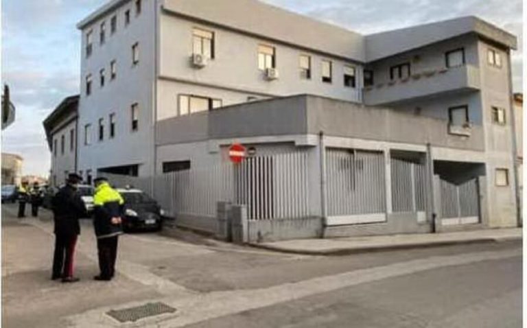 Coronavirus, ispezione dei carabinieri alla casa di riposo Divina Provvidenza di Sanluri (Cagliari)