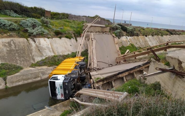 Sardegna, crolla un ponte nel Sulcis : nessun ferito