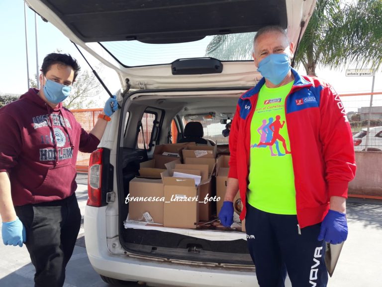 La A.S.D. Podistica Alsium Ladispoli dona alimenti e detergenti alle famiglie indigenti