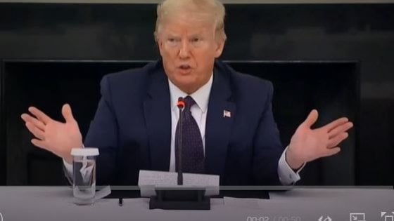 Coronavirus, parla il presidente Trump: “Il fatto che gli Usa abbiano il più alto numero di casi di coronavirus nel mondo lo considero, in un certo senso, una buona cosa perché significa che i nostri test sono molto meglio”