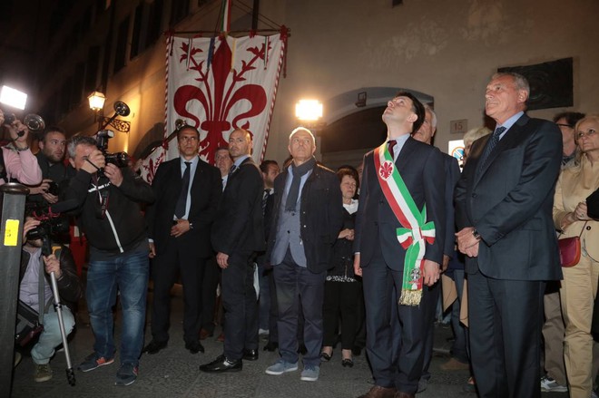 Firenze, cerimonia in memoria delle cinque vittime della strage di via dei Georgofili del 27 maggio del 1993