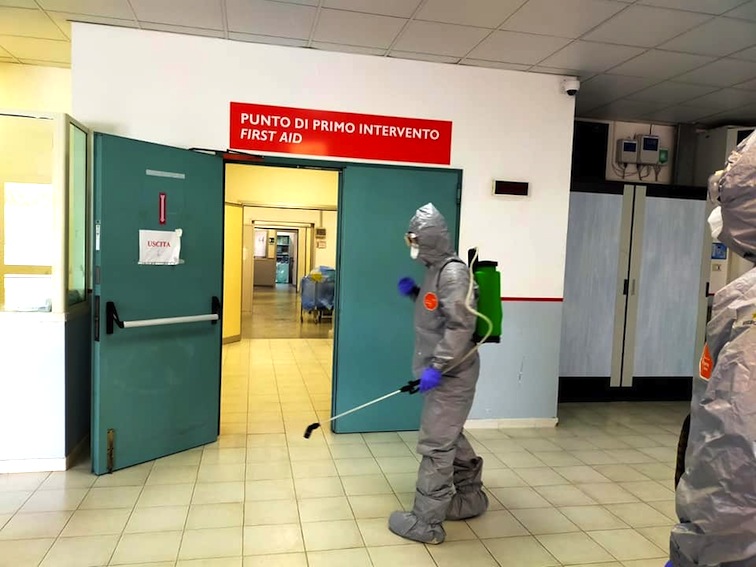 Coronavirus, sanificata la Casa della salute di Ladispoli