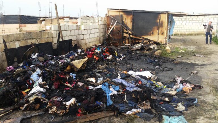 Borgo Mezzanone (Foggia), migranti muore bruciato nella sua baracca