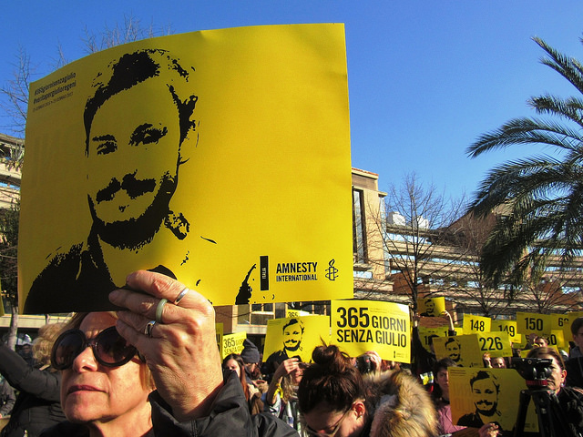 Caso Regeni, parla Matteo Renzi:  “Resta ferma la nostra incessante richiesta di progressi significativi nelle indagini sul suo barbaro omicidio”