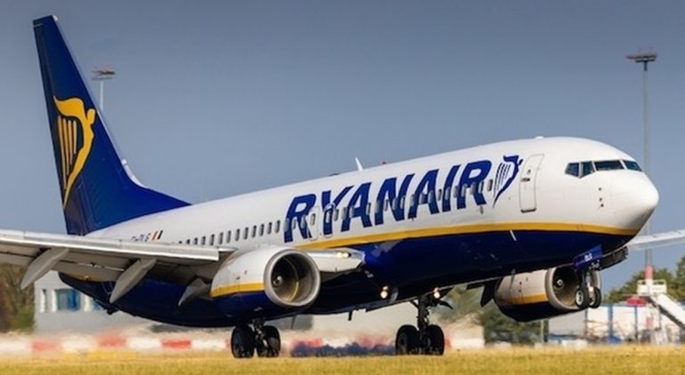 Ryanair, conti in rosso: persi 185 milioni durante il lockdown