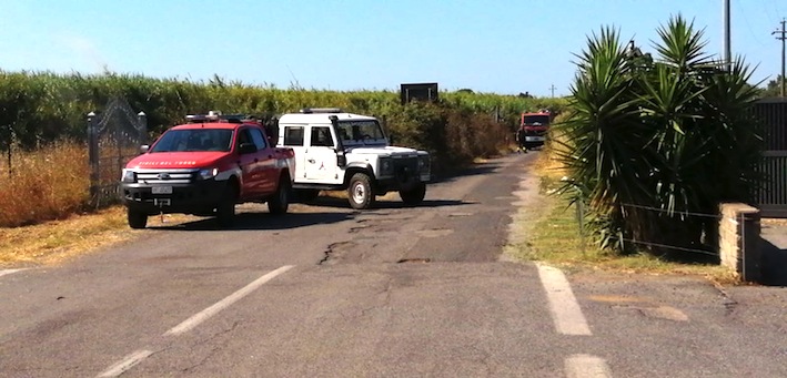 Incendio in Via Pizzo del Prete: intervento lampo dei Vigili del Fuoco
