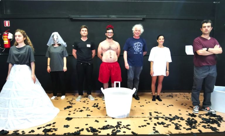 Alla Corrado Melone le prove di ‘Antigone’ della Sg Project