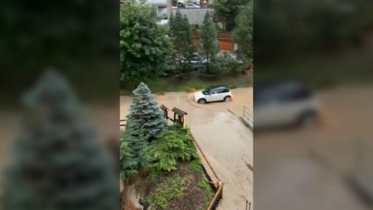 Cortina d’Ampezzo (Belluno), bomba d’acqua: allagamenti e disagi