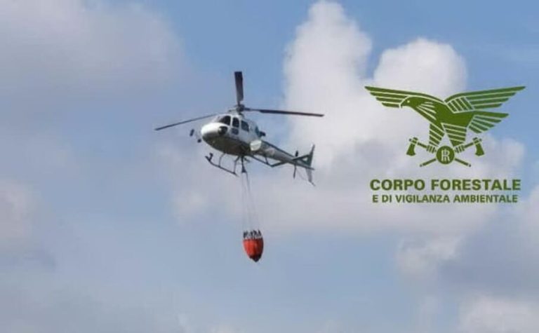 Sardegna, elicottori in azione per una serie di incendi nella provincia di Cagliari