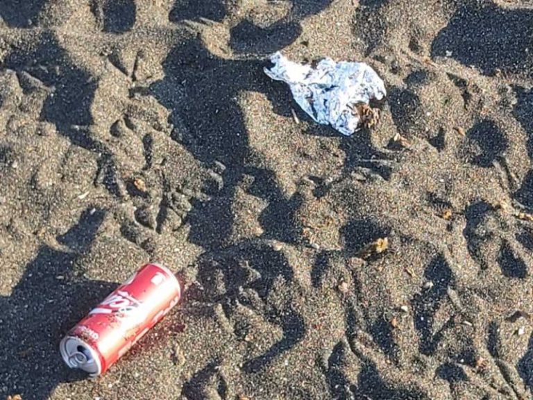 Spiaggia libera sporca al Sun Bay, cittadini furiosi