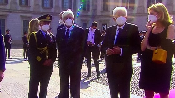 Milano, visita ufficiale del presidente tedesco Steinmeier che incontra Sergio Mattarella