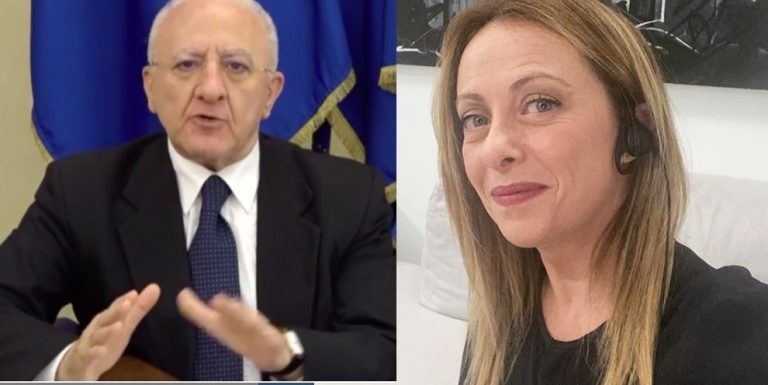 Coronavirus, la Meloni attacca il governatore De Luca: “Le sue dirette Facebook fanno ridere ma non è un cabarettista”