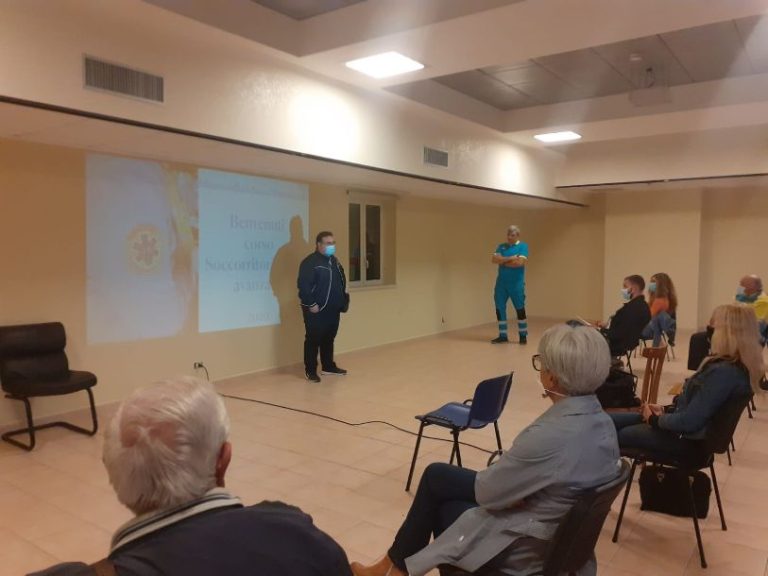 Successo per la presentazione del nuovo corso avanzato per soccorritore della Misericordia