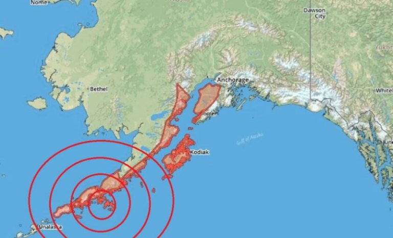 Usa, terremoto in Alaska di magnitudo 7.4: scattato l’allarme tsunami