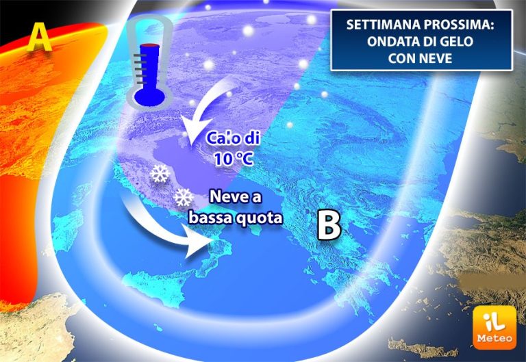 Meteo: in arrivo in Italia le prime gelate e neve in quota