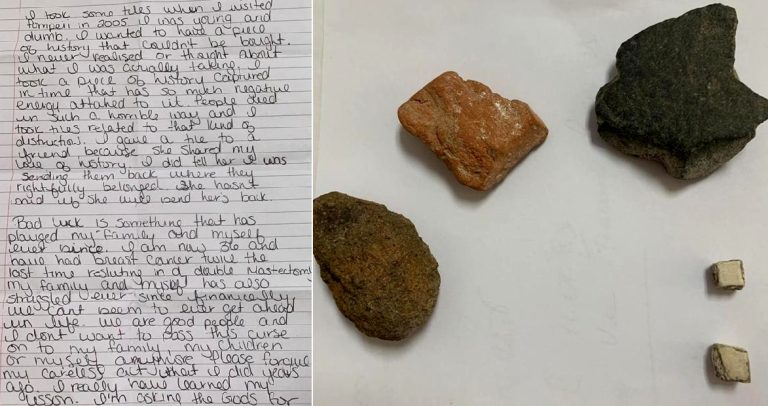 Pompei, restituiscono dei reperti archeologici: “Ci avevano portato sfiga”